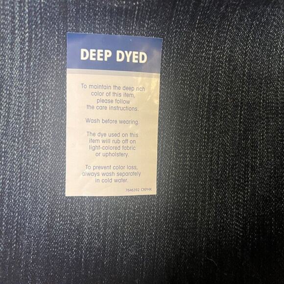 Riders by Lee Midrise Bootcut Dark Blue 18M Premium Stretch Women's Jeans Retro - Picture 4 of 9